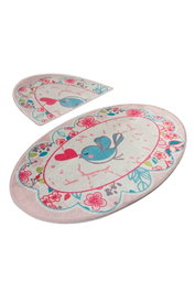 Mijölnir Bemol Oval Juego de alfombrillas de baño Multicolor